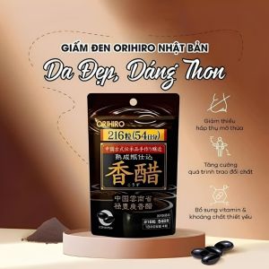 Viên Uống Giấm Đen Giảm Cân Orihiro Nhật Bản 216 Viên – Hỗ Trợ Giảm Mỡ Máu Đẹp Da Thanh Lọc Cơ Thể
