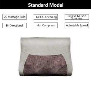 Double Combination Wormwood Neck Massager Shoulder Massager Back Massager Massage Pillow Electrical Shiatsu head Massage Osim Vday Present Gift Idea