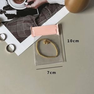5PCS EVA Jewelry Storage Bag Jewelry Bracelet Thickened Sealed Bag Anti-Oxidation Travel Pouches