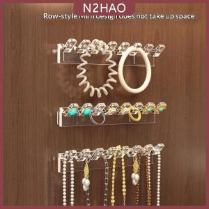N2HAO 3pcs tự dính Vòng cổ tổ chức tiết kiệm không gian đa chức năng đồ trang sức tổ chức Vòng Cổ chủ treo tường