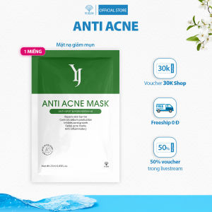 Mặt nạ trị mụn Anti Acne Mask Yuejin kháng viêm giảm sưng trị mụn hiệu quả (Lẻ 1 miếng)
