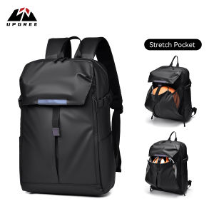 UPGREE Bag Men Laptop Backpack Water Resistant Travel Sports Stretch Pocket Helmet Backpack Business Bag College Backpack Casual Shoulder Bag Anti Theft Back Pack School Bag