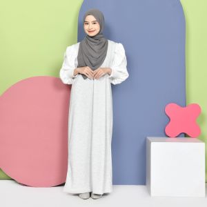Mybamus Jasmine Puff Dress Gamis Lebaran 2025 Viral