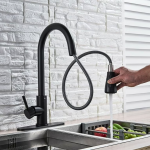 COD CpSteel Kran Keran sink tarik Air cuci piring wastafel leher angsa fleksibel Bathroom CP12