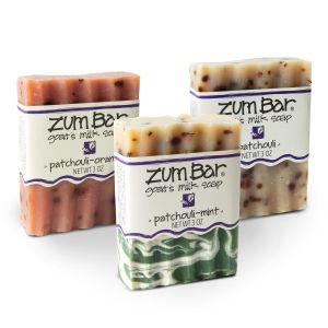 Zum Goats Milk Soap Bar - Patchouli Blends 3 oz (3 Pack) - Goats Milk Soap Bar - Patchouli Blends 3 oz (3 Pack) Patchouli-scented bar soaps turn your shower into an aromatic ritual with ing goats milk and essential oils