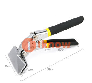 I know Hand Seamer Straight Jaw Sheet Metal Bender ToolsSheet Metal Seamer for Flattening with Non-Slip Grip Handle