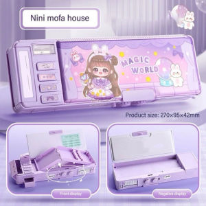 Tempat Pensil anak perempuan laki laki Multifungsi viral tiktok 2023  Motif Unicorn /Astronot/kucing/Bithday Girl