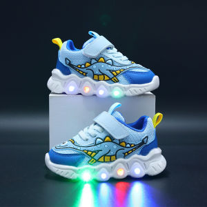 2026 New LED Childrens Trainers Boys and Girls Tennis Shoes Sports Shoes for Toddlers Child Kids Sneakers