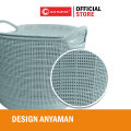 CLIO Keranjang Delima+Tutup M - Keranjang Buah/Storage Basket Plastic. 