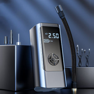 Máy Bơm Lốp Xe Ô tô Xe Hơi Đa Năng 8000mAH Sạc Được Điện Thoại Nhỏ Gọn FULL Phụ Kiện