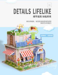 Educational 3D Puzzle - S Size Eiffel Tower Suitable for kids with age 3 and above toys education