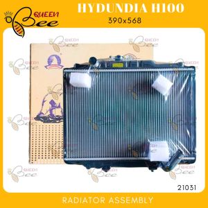 QUEEN BEE 21031 Hyundai H100 Cooper 1993-2000 M/T 390x568x36mm 2ROW Radiator Assembly (POLAR)