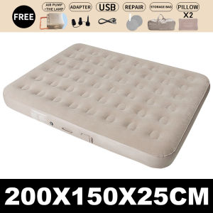 Inflatable Mattress With Pump Inflatable Mattress Household Double Thickening Portable Self-Inflating Mattress Multi-Size