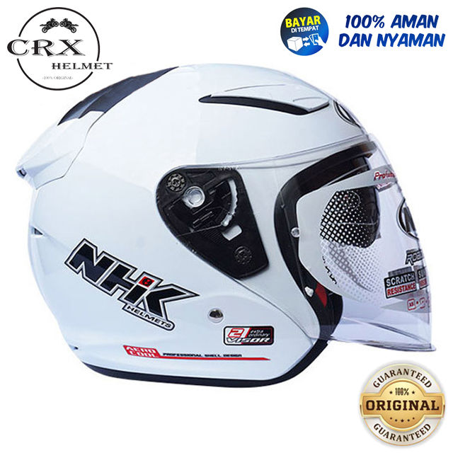 Helm nhk half hot sale face terbaru 2019