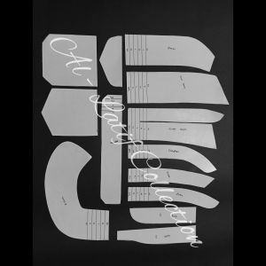 Pola jiplak pola instan kerah dewasa dan anak-Pola berbagai macam kerah baju