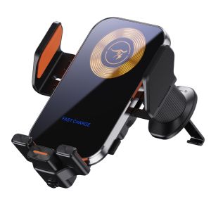 15W Magnetic Wireless Charging Car Holder Magnetic Adsorption Wireless Fast Charging