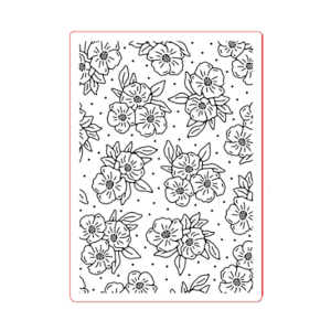 Multipurpose Flower Textured Folder Paper Embossing Stencils for Making Scrapbooking Photo Album Embellishment
