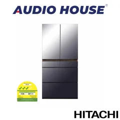 MITSUBISHI MR-WX70G W-P 689L 6 DOOR FRIDGE COLOUR: GLASS WHITE