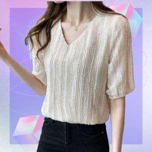 QKKshop โอ๊ยยยย คืองานดีมากแม่ เสื้อแขนตุ๊กตาลายลิ้วๆ คือดีไม่ไหวมีหลายสีให้เลือก เหมือนสาวเกาหลีเกาใจเลยน๊าาา