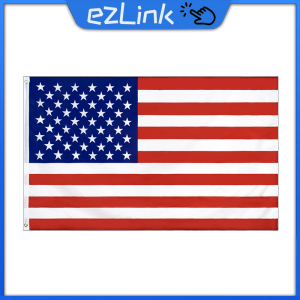 60X90cm USA Hand Waving Flag United Nations Activities Decorative Flag Waterproof American Flag