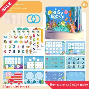 [COD] Từ Sticker bận rộn cuốn sách cho bé giác ngộ cuốn sách Montessori đồ chơi hoạt động sách cho trẻ mới biết đi