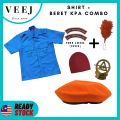 UNIFORM BAJU KADET PERTAHANAN AWAM NO.3 JPA KPA APM KAIN LICIN 100% POLYESTER PERSATUAN SEKOLAH KOKURIKULUM I KPA LENGAN PENDEK. 