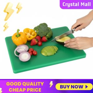 Heavy-duty PE Chopping Mat 40x30cm Flexible Cutting Board for Meat Fish Vegetables Fruit Food Preparation