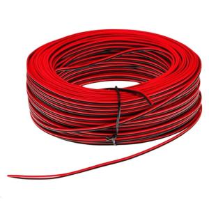 80 Meter 22AWG Double Color Electrical Brass Wire for LED Strips Extensions and Home Decoration Projects Supplies