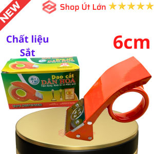 Dao cắt băng keo 7cm Dân Hoa sắt lưỡi thép chất liệu Kim loại