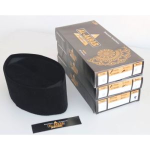SONGKOK POLOS AC - Songkok Hitam Polos AC- Peci Hitam Polos AC
