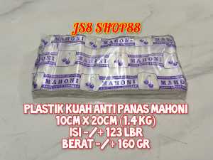 MAHONI KACER PLASTIK KUAH ANTI PANAS SHEET TATAKAN ALAS MAKANAN 10x20 12x25 15x30 20x35 30x45