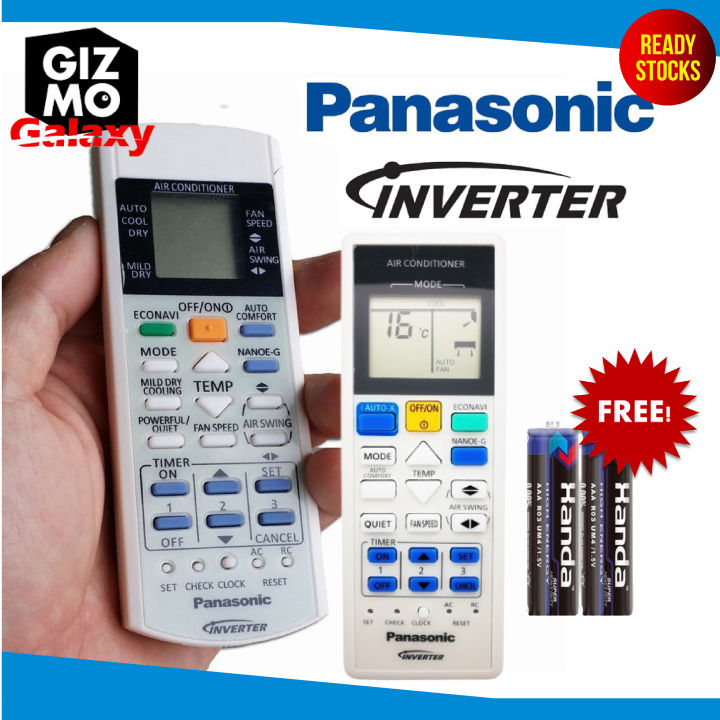 Universal Panasonic Air Cond Aircon Aircond Remote Control ECONAVI