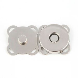 TEWUB Bronze ic Clasp Closures For BagWalletNotebook Making Craft Metal Buttons Snaps Adsorption Buckle DIY Accessories