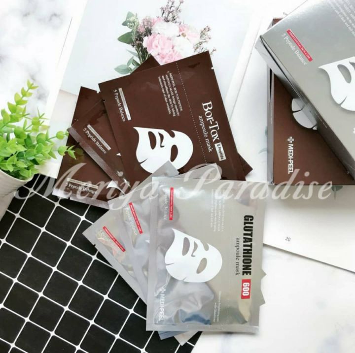 Medipeel BorTox Peptide Ampoule Mask/ Glutathione White Ampoule Mask