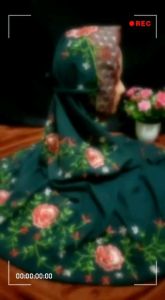 (COD) Mukena Terusan Dewasa Polino Kain Dasar Hijau Botol Motif Bordir Bunga Anggrek Indah Cantik