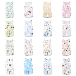 Breathable Cotton Seat Cushion for Baby Strollers and High Chairs Universal Comfortable Seat Mat Nonslip Design