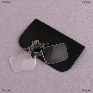 [COD] Donglon Magnifier Folding Handfree Clip Clear high-tech Glasses Lens Jewellery Watch Repair Tool