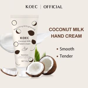 KOEC English version of coconut milk hand cream moisturizing and anti-chapping for export MSDS