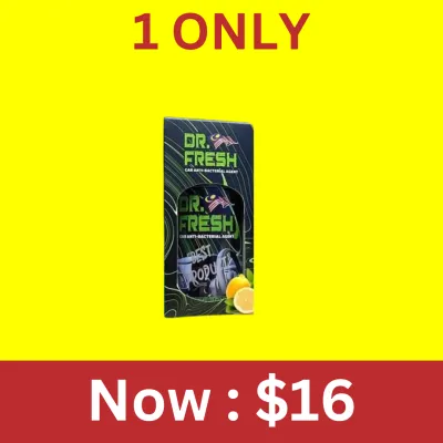 Dr Fresh Car Anti-Bacterial car agent DIY Disinfection Pests Bugs Eliminate Spray Lemon Scent unpleasant odor