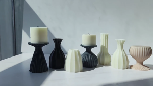 Khuôn thủ công giữ hình học Khuôn Silicone nến khuôn mẫu thạch cao trang trí văn phòng khuôn mẫu