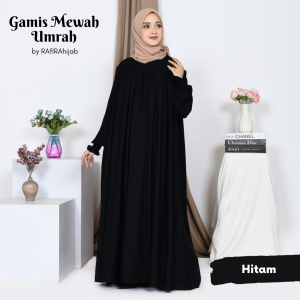 Rafira-Gamis mewah Umrah / Gamis polos / Gamis Polo Linen Premium / Dress kekinian / Busana Muslim Wanita