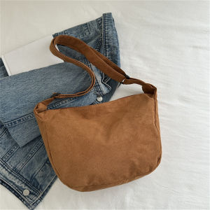 Belfoyer 【COD】กระเป๋าสะพายหนังกลับกระเป๋าสะพายเลดี้วินเทจกระเป๋าสะพายแฟชั่นเรียบง่าย