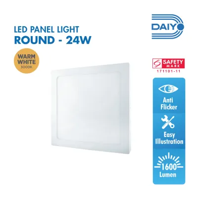 Daiyo LPS 153-WW 24W LED Surfaced Panel Light Square Shape (Warm White)