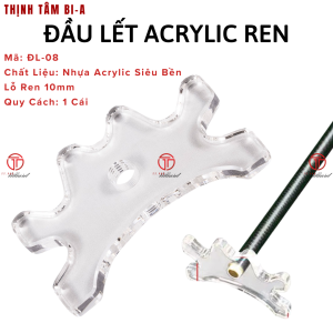 Đầu Lết Bida - Tay Đỡ Bida Lỗ - Chạc - Lết - Cào Nhựa Acrylic Bi-A Pool Cao Cấp [ ĐẦU LẾT ACRYLIC ]