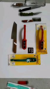 ที่ลับมีด ลูกล้อลับมีดที่ลับมีดแบบลูกล้อ