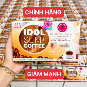 Cà Phê Giảm Cân Idol Slim Plus Coffee X2 Chính giảm mỡ thanh lọc cơ thể giảm cảm giác thèm ăn