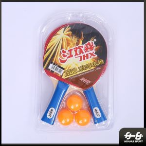 ปิงปอง ไม้ปิงปอง 1 คู่ ไม้ปิงปองพร้อมลูก ไม้ปิงปอง แพ็คคู่ แถมฟรีลูกปิงปอง 3 ลูก table tennis racket