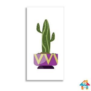 RUNABEE HIASAN DINDING DEKORATIF BOTANICAL KAKTUS HIASAN KAMAR TIDUR PAJANGAN KAYU DEKORASI POSTER