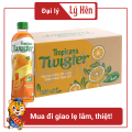 Thùng 24 Chai Nước Cam Ép Twister Tropicana Chai Nhựa 455ml Date Luôn Mới. 