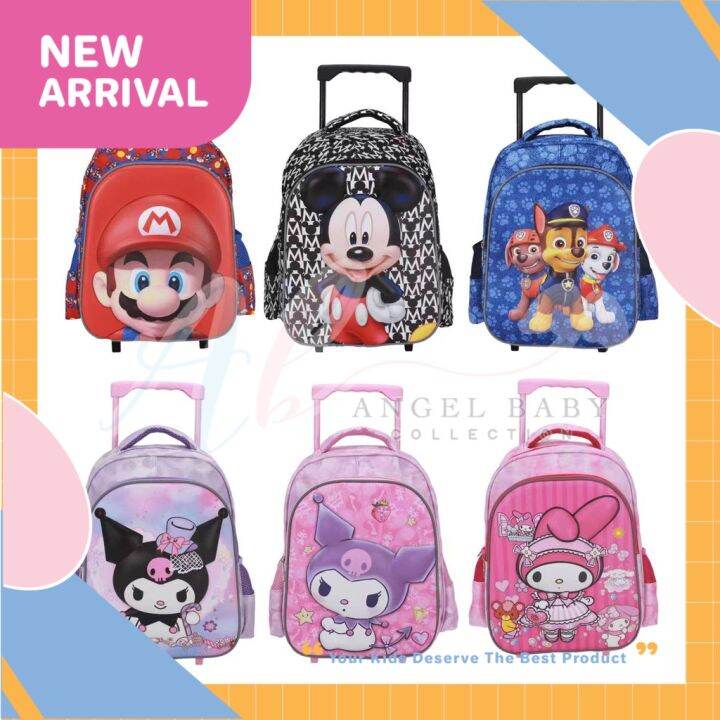 Baby school clearance trolley bag